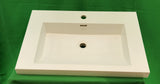 Lavabo suspendu résine moderne – Bon état