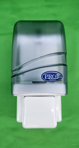 Distributeur de savon à poussoir pour recharges – PROP – capot fumé translucide – Bon état