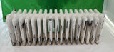 Radiateur fonte ancien bas 31 cm – 17 éléments – spécial allège / sous fenêtre – État correct