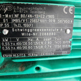 Pompe double en ligne Wilo – 2 moteurs triphasés 0,55 kW – chauffage / eau glacée – Bon état