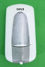 Distributeur de savon mural Daily'K Professional – blanc – bouton poussoir – lot disponible – Bon état