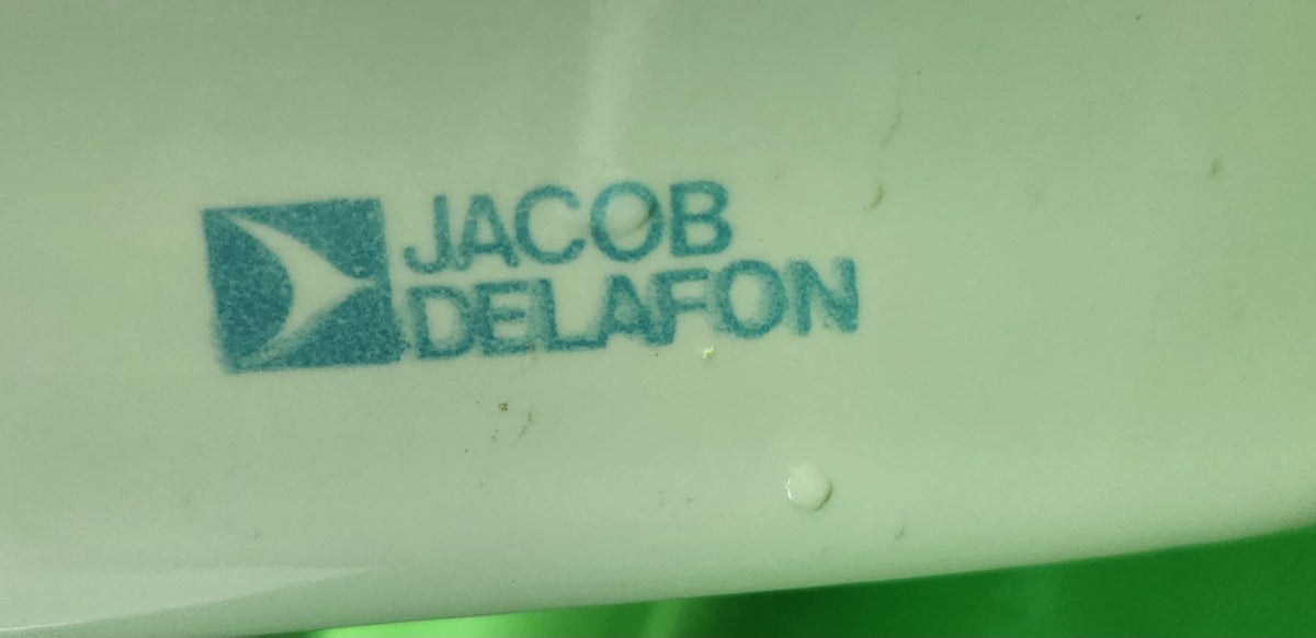 Cuvette WC à poser Jacob Delafon sortie horizontale pour réservoir attenant – Blanc – Bon état