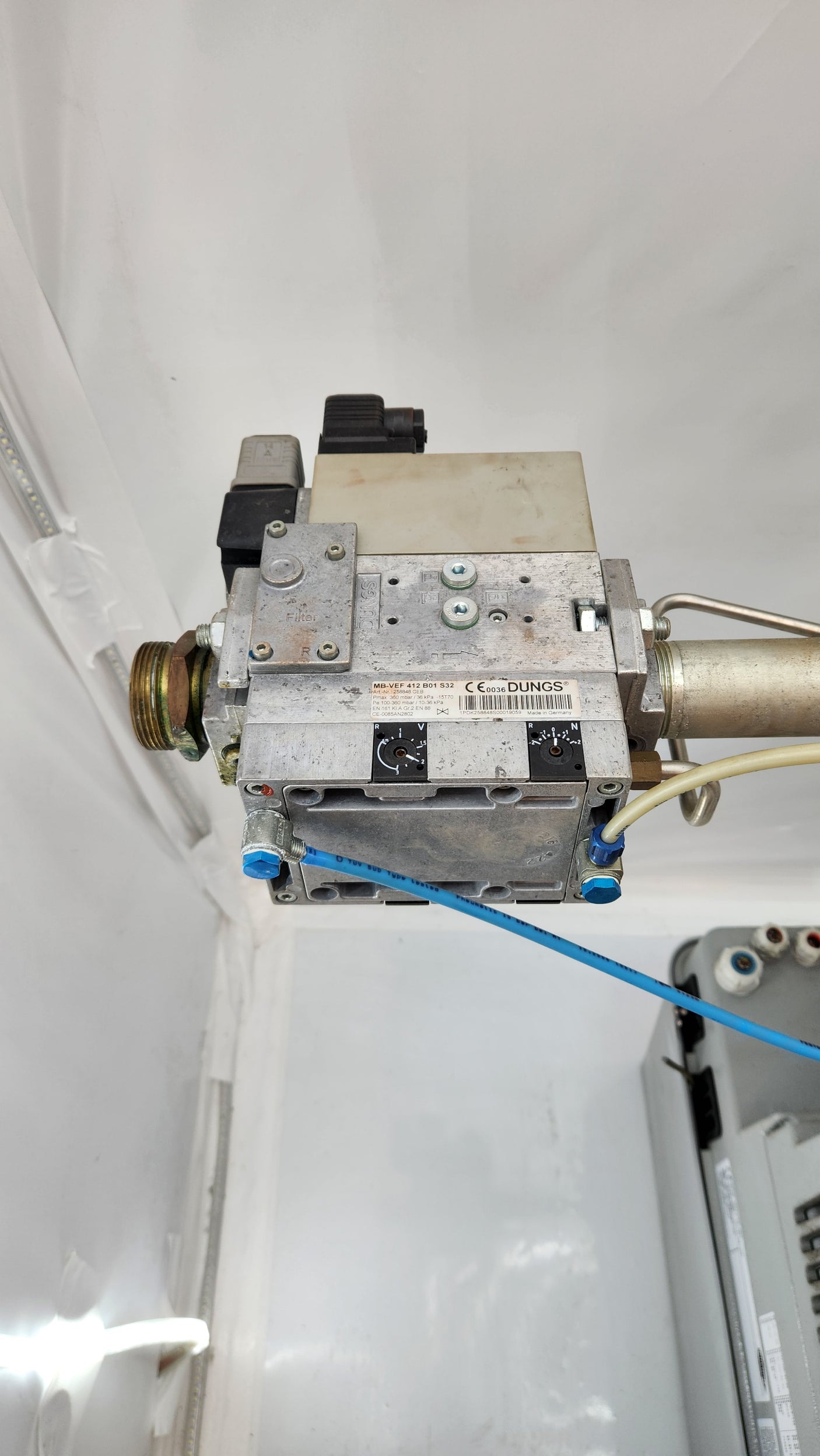 Brûleur gaz industriel CUENOD NC160 GX507 – 230 à 1600 kW – bon état
