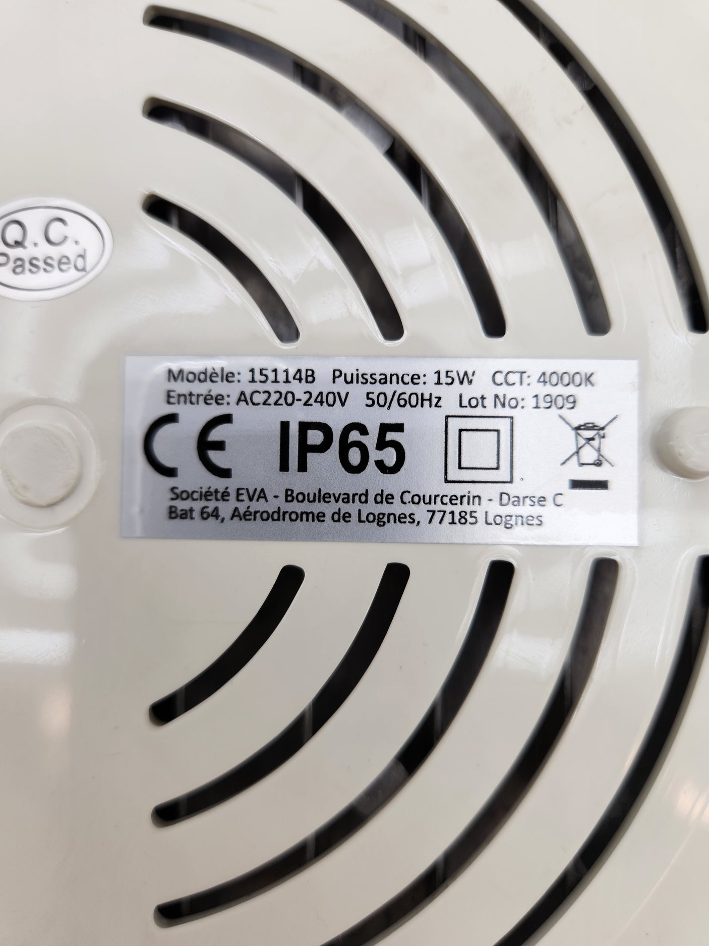 Plafonnier / Hublot étanche IP65 – luminaire plafond