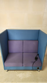 Fauteuil acoustique / lounge haut dossier – Idéal espace pro ou coworking - Très bon état