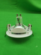 Spot encastrable GU10 orientable avec ampoule – blanc