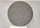 Pouf XL rond Softline modèle Drum - tissu vert anis - Très bon état