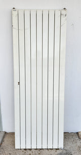 Radiateur design vertical à lames plates – eau chaude – environ 180 x 60 cm – Bon état