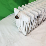 Radiateur fonte ancien bas 31 cm – 17 éléments – spécial allège / sous fenêtre – État correct