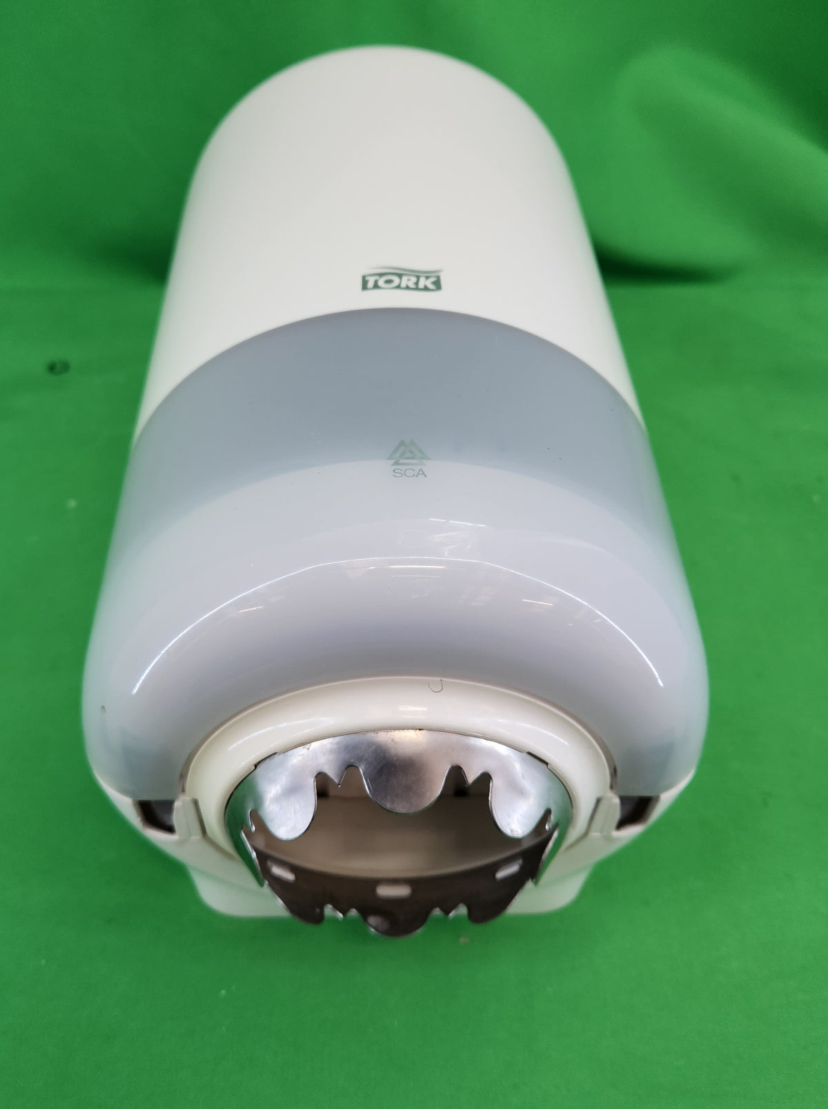 Distributeur essuie-mains Tork Mini à dévidage central (M1) – blanc – Bon état