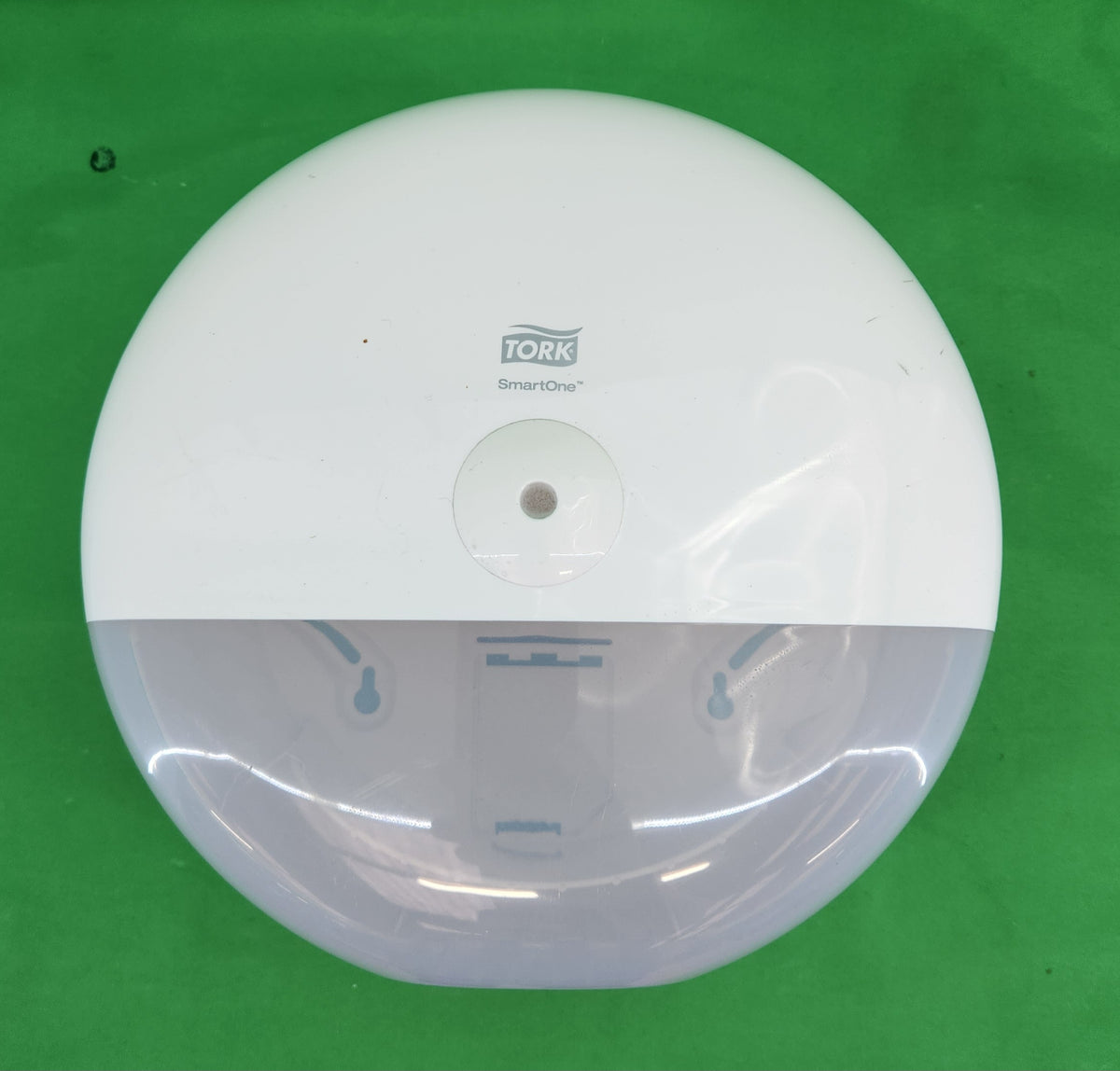 Distributeur papier toilette Tork SmartOne – dévidage central feuille à feuille – blanc – Bon état