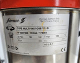 Pompe multicellulaire verticale inox 1,5 kW triphasée – Salmson Multi-V 407 – 16 bar, 120 °C – Bon état