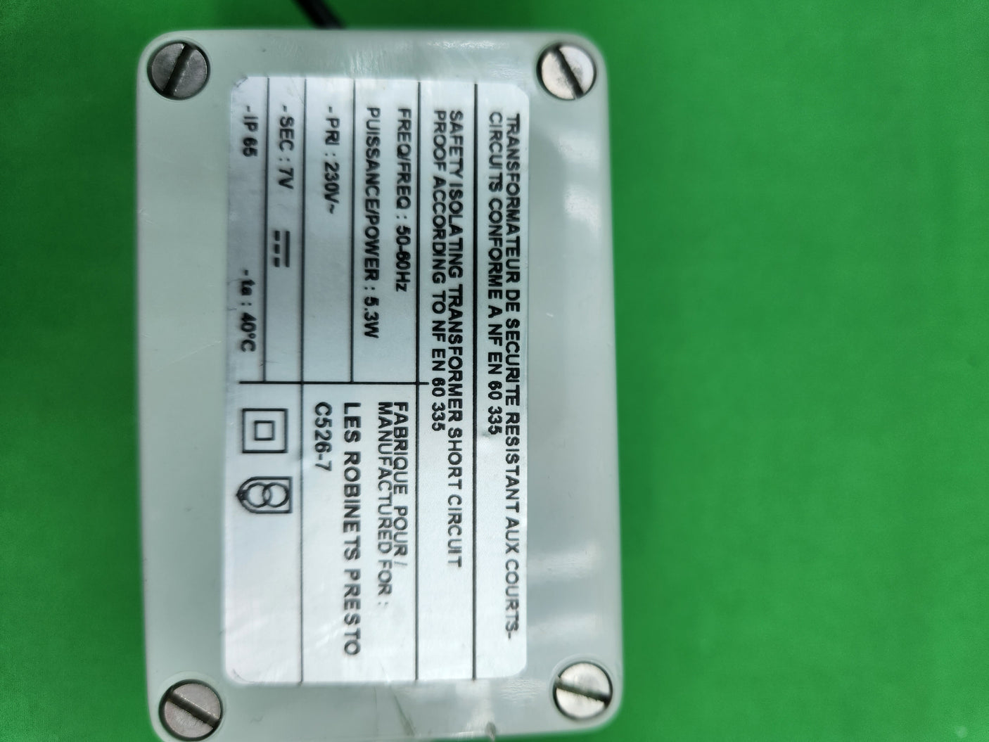 Robinet électronique PRESTO infrarouge – lavabo / sanitaire pro