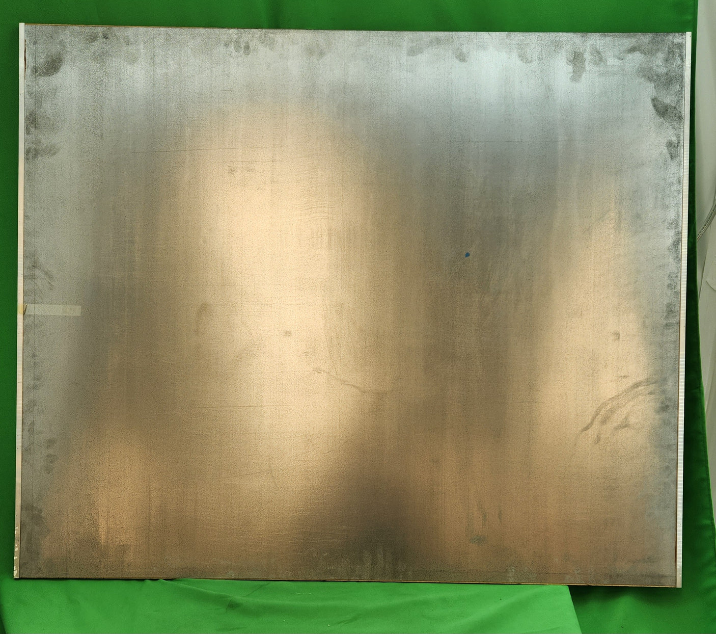 Tableau blanc 120x100 cm avec cadre alu