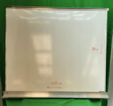 Tableau blanc 120x100 cm avec cadre alu