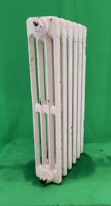 Radiateur fonte ancien à colonnes – 6 éléments – État correct