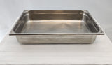 Bac gastronorme inox GN 1/1 – profondeur 100 mm – 53 x 32,5 cm – Bon état