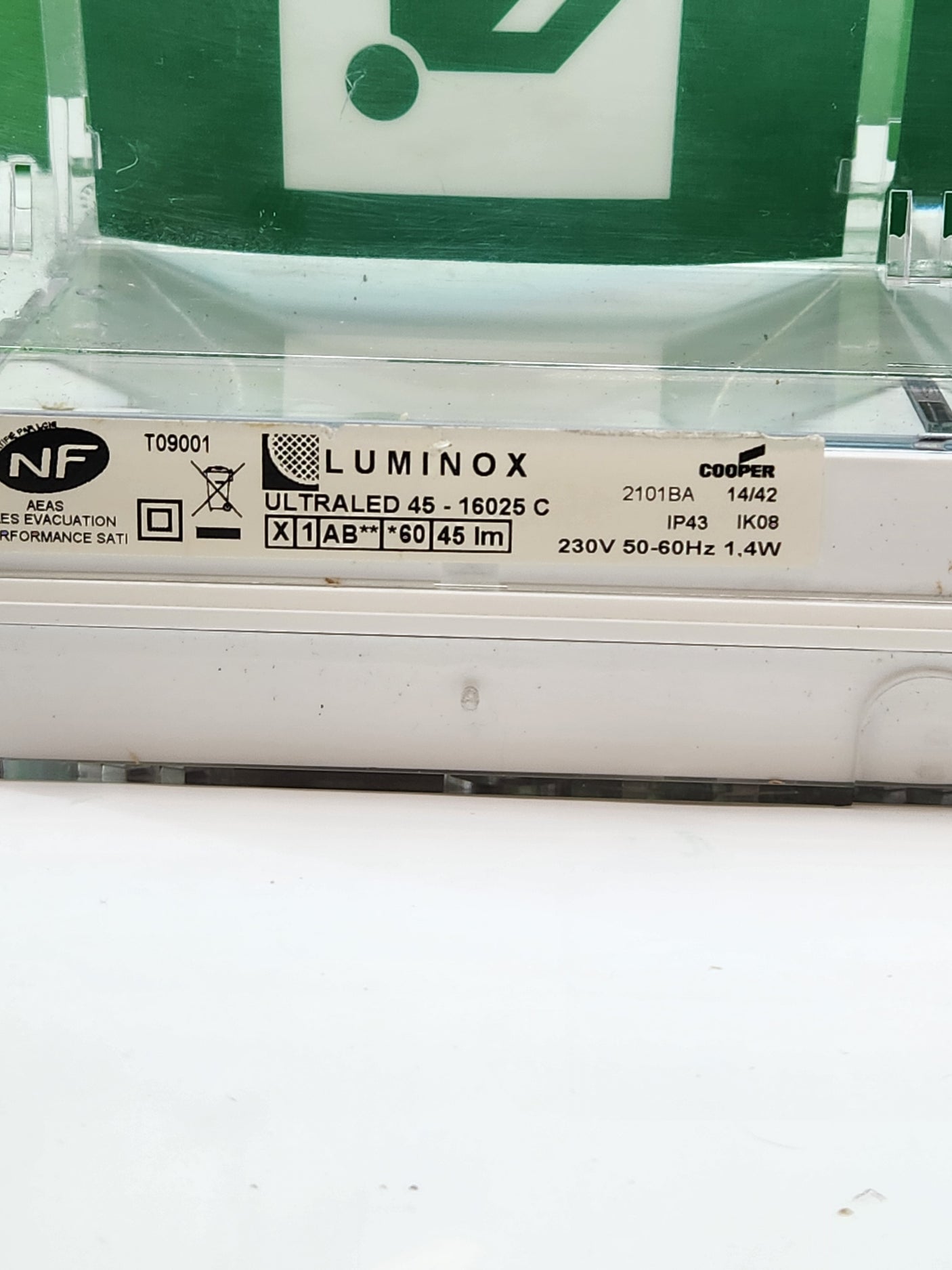 Bloc éclairage de sécurité BAES Luminox - IP43 / IK08