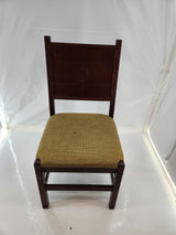 Chaise ancienne en bois massif avec assise tressée – 9,5 kg - Très bon état