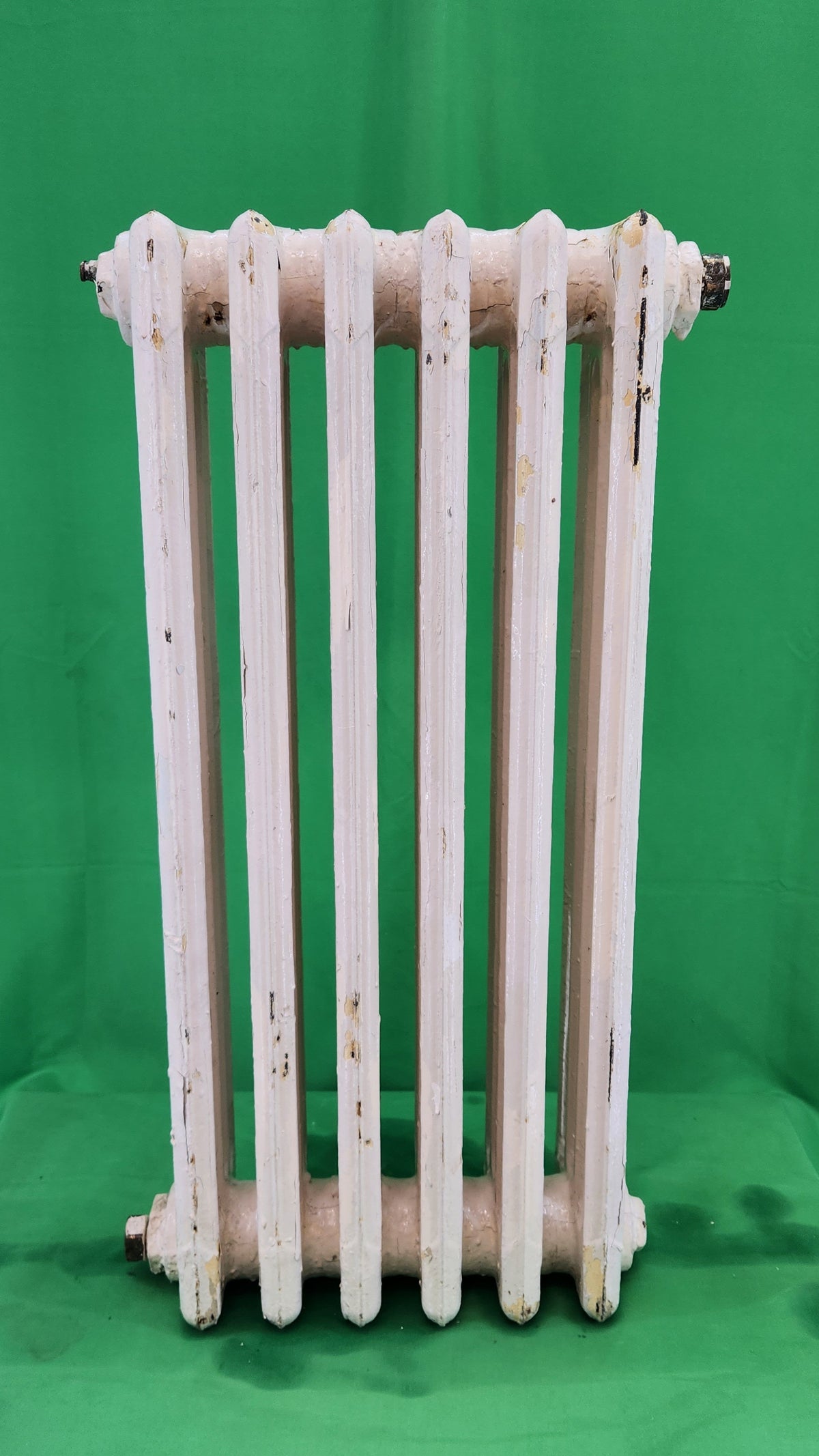 Radiateur fonte ancien à colonnes – 6 éléments – État correct