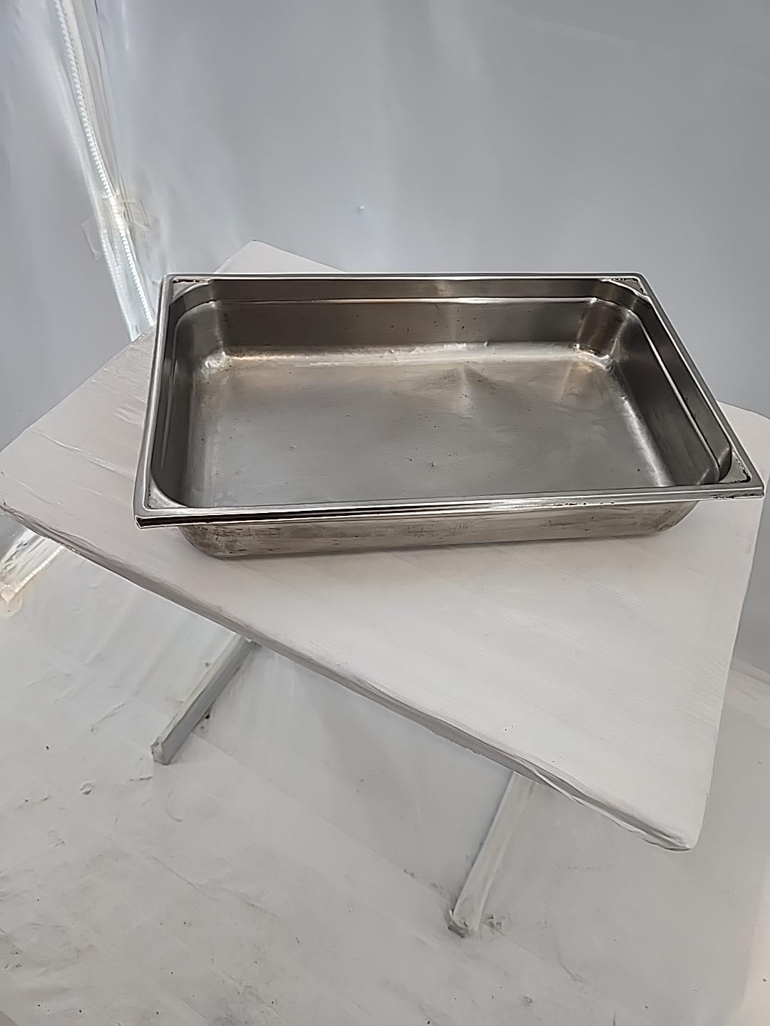 Bac gastronorme inox GN 1/1 – profondeur 100 mm – 53 x 32,5 cm – Bon état