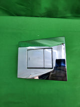 Plaque de commande WC Grohe chromée (double chasse)
