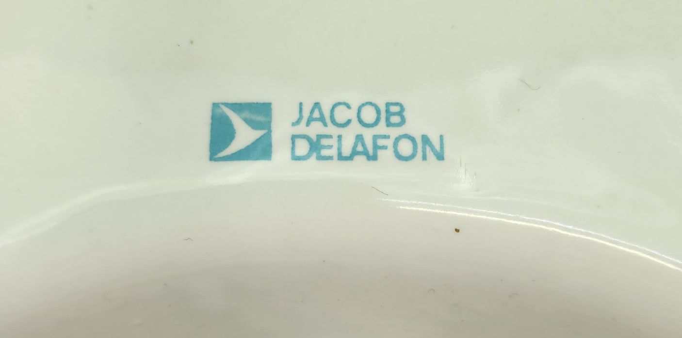 WC à poser sortie horizontale – céramique blanche – Jacob Delafon - Bon état