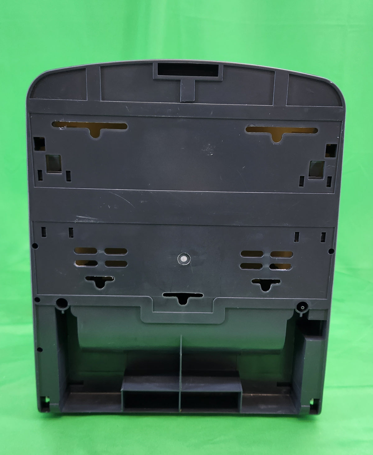 Distributeur d’essuie-mains en rouleau à coupe automatique mécanique – Evadis – capot blanc – Bon état
