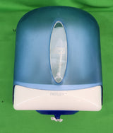 Distributeur Tork Reflex à dévidage central (M4) – feuille à feuille – bleu – Bon état