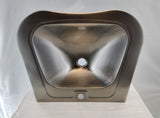 Lavabo mural inox 62 x 50 cm – cuve emboutie – usage collectivité / ERP – Bon état
