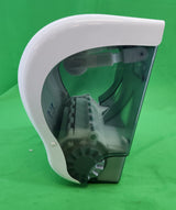 Distributeur d’essuie-mains en rouleau à coupe automatique – capot blanc et fumé – Bon état