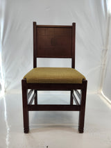 Chaise ancienne en bois massif avec assise tressée – 9,5 kg - Très bon état